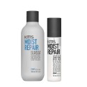 KMS Moist Repair Shampoo+Leave-in Conditioner 300+150ml – kit idratante